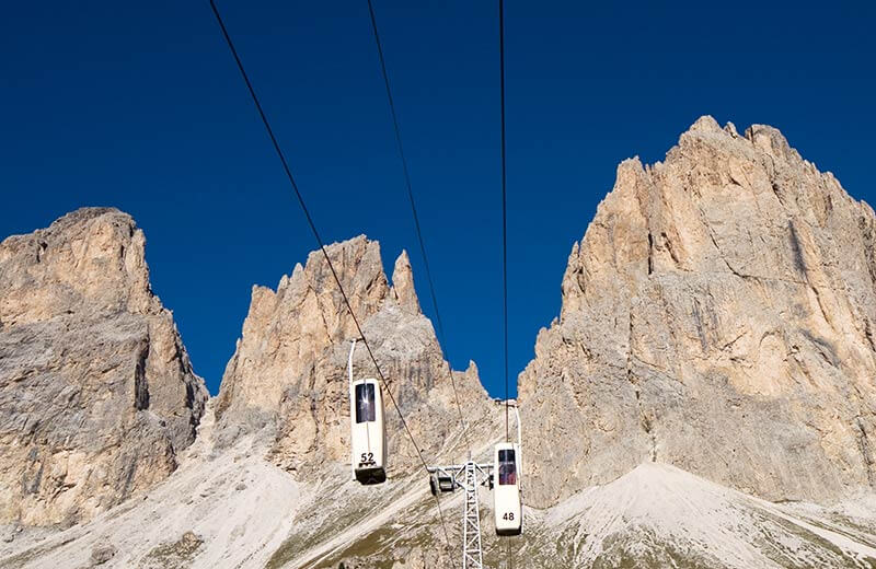 Cable Car Forcella Sassolungo