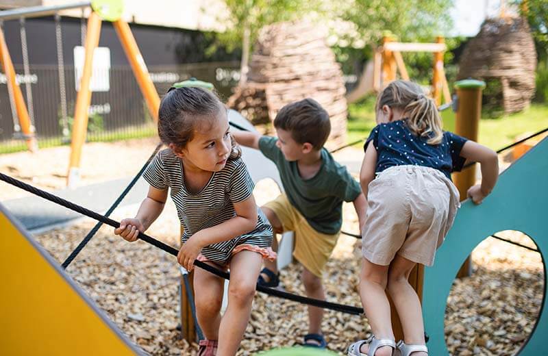 Playgrounds in the Dolomites