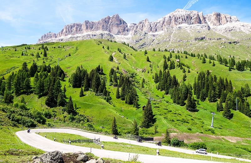 The Campolongo Pass