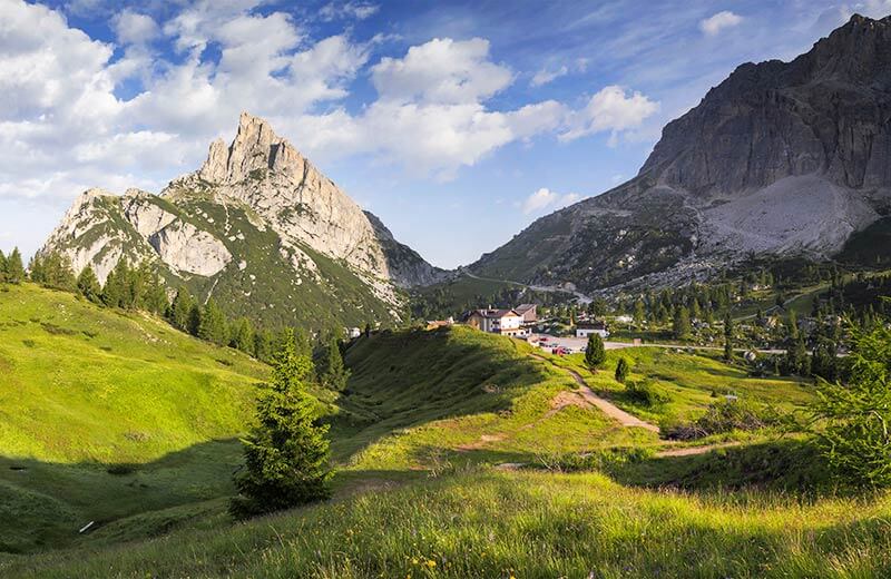 The Falzarego Pass