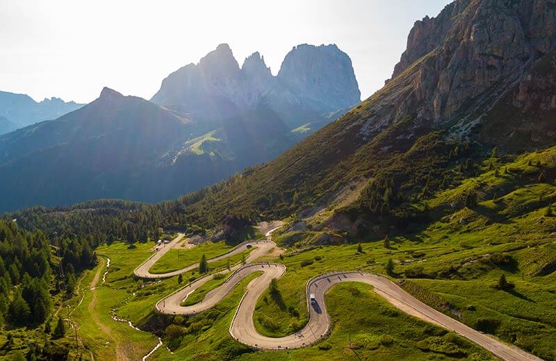 The Pordoi Pass