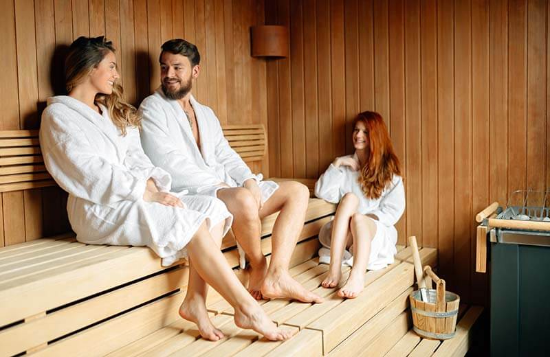 Wellness in winter in the Dolomites 