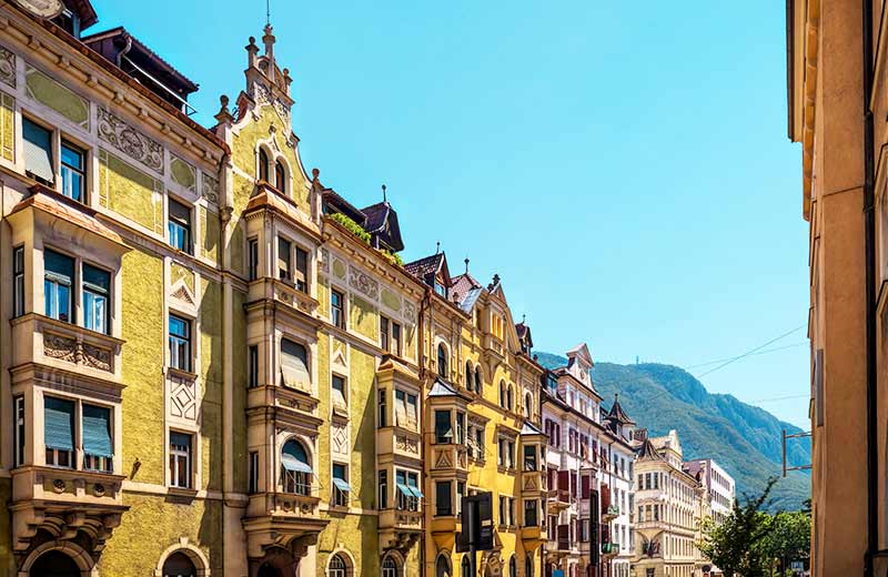 Towns in the Dolomites